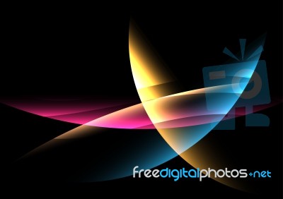 Abstract Curve Shape Background Stock Image