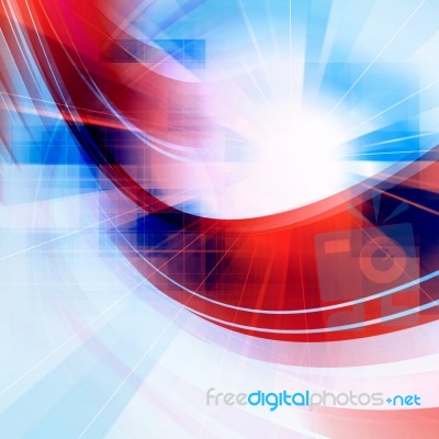 Abstract Curved Background Stock Image