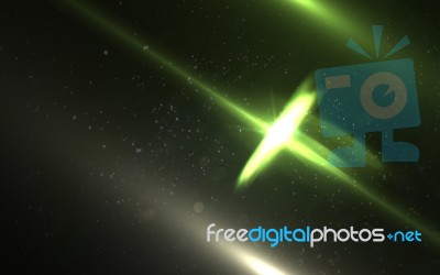 Abstract Design Natural Lens Flare And Rays Background Stock Image