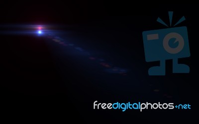 Abstract Design Nature Lens Flare And Black Background Stock Image