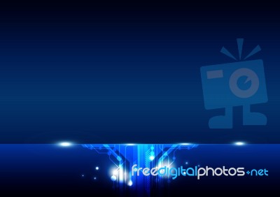 Abstract Design Technology Concept Stock Image