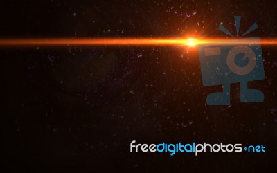 Abstract Digital Lens Flare Light Stock Image