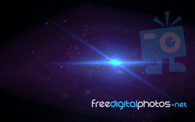 Abstract Digital Lens Flare Light Stock Image