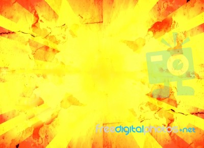 Abstract Explosion Illustration Stock Image