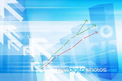 Abstract Financial Background Stock Image