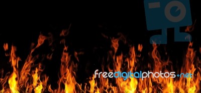 Abstract Fire Background Stock Photo