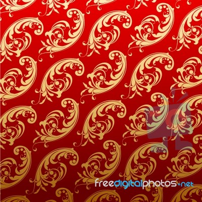 Abstract Floral Background Stock Photo