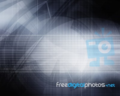 Abstract Futuristic Background Stock Image