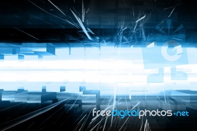 Abstract Futuristic Background Stock Image