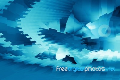 Abstract Futuristic Background Stock Image