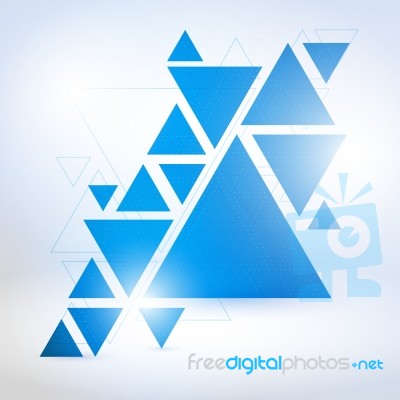 Abstract Geometric Triangle Background Stock Image