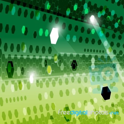 Abstract Green Background Stock Image