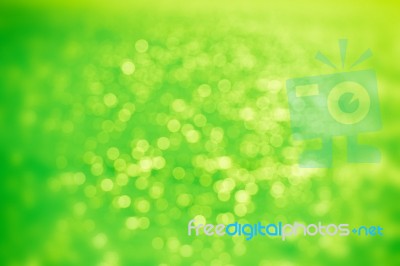 Abstract Green Bokeh Background Stock Photo