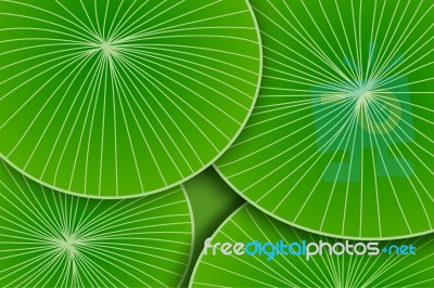 Abstract Green Leaf Art Pattern Stock Image