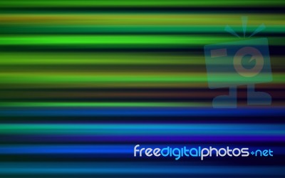 Abstract Green Line Light Effect.motion Line Of Light On Black Stock Image