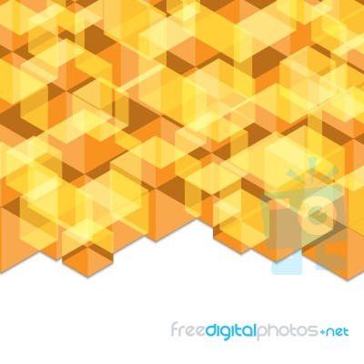 Abstract Hexagon Geometric Background Stock Image