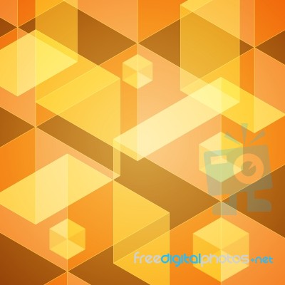 Abstract Hexagon Geometric Background Stock Image