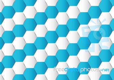 Abstract Hexagon Polygonal Background  Illustration Stock Image