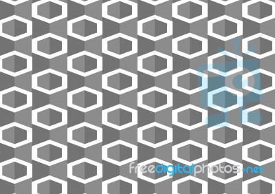 Abstract Hexagon Polygonal Background  Illustration Stock Image