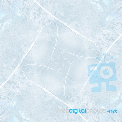 Abstract Ice Cube Background Stock Photo