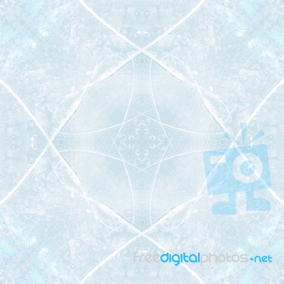 Abstract Ice Cube Background Stock Photo