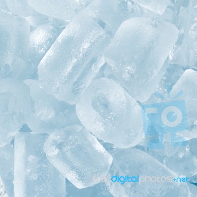 Abstract Ice Cubes Texture Background Stock Photo