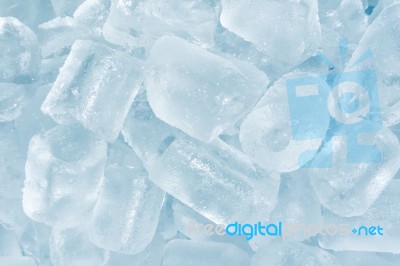 Abstract Ice Cubes Texture Background Stock Photo