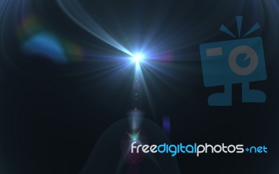 Abstract Image Of Lighting Flare Stock Image