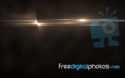 Abstract Image Of Lighting Flare.abstract Sun Burst With Digital Lens Flare Background.gold Nature Flare Effect Stock Image