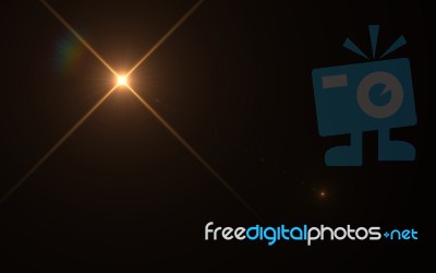 Abstract Image Of Sun Burst Lighting Flare Stock Image