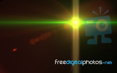 Abstract Image Of Sun Burst Lighting Flare Stock Image