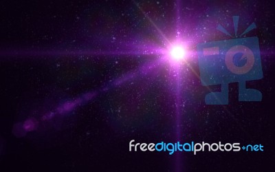 Abstract Image Of Sun Burst Lighting Flare Stock Image