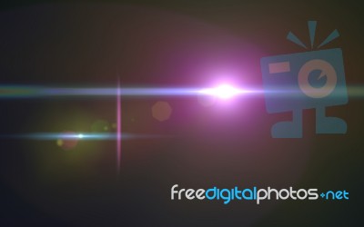 Abstract Image Of Sun Burst Lighting Flare Stock Image