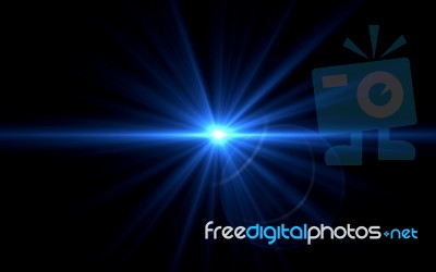 Abstract Image Of Sun Burst Lighting Flare Stock Image