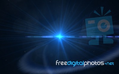 Abstract Image Of Sun Burst Lighting Flare Stock Image