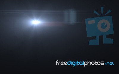 Abstract Image Of Sun Burst Lighting Flare. Vintage Shinny Effect Stock Image