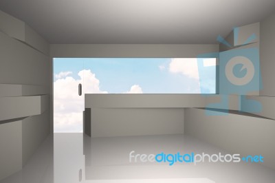 Abstract Interior Stock Image