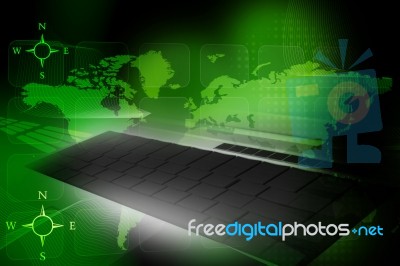 Abstract Internet Background Stock Image