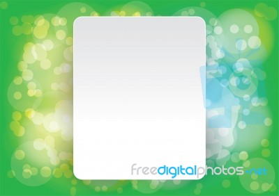 Abstract  Layout, Bokeh Green Background Stock Image