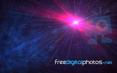 Abstract Lens Flare Dusty With Black Background Stock Image