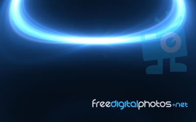 Abstract Lens Flare Light Over Black Background Stock Image