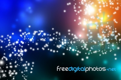 Abstract Light Bokeh Background Stock Photo