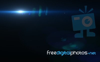 Abstract Light With Rays And Lens Flare Stock Image