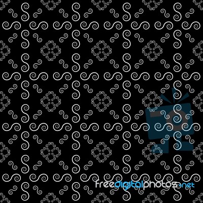 Abstract Line Spiral Background Seamless Pattern Stock Image