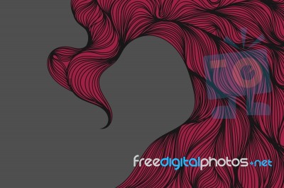 Abstract Lines Art Pattern Stock Image