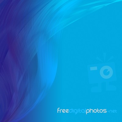 Abstract  Lines On Blue Background Stock Image