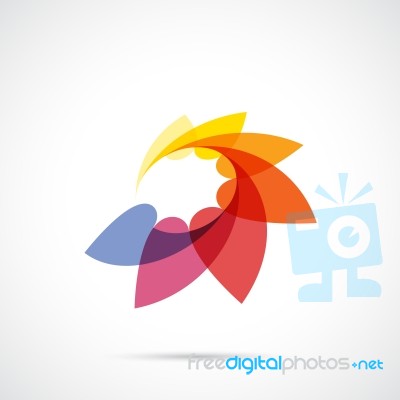 Abstract Logo Design Stock Image