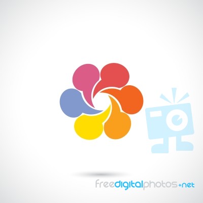 Abstract  Logo Icon Stock Image