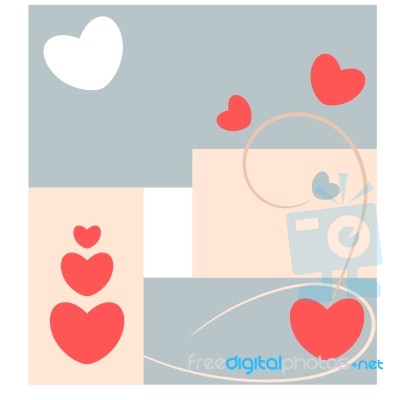 Abstract Love And Heart Stock Image