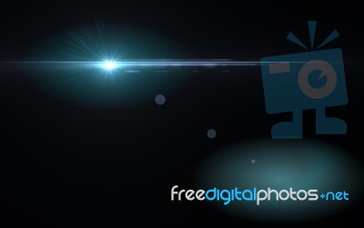 Abstract Natural Lens Flare In Space. Rays Background Stock Image